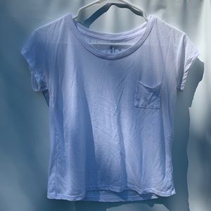 White, Cut Out Back T-Shirt